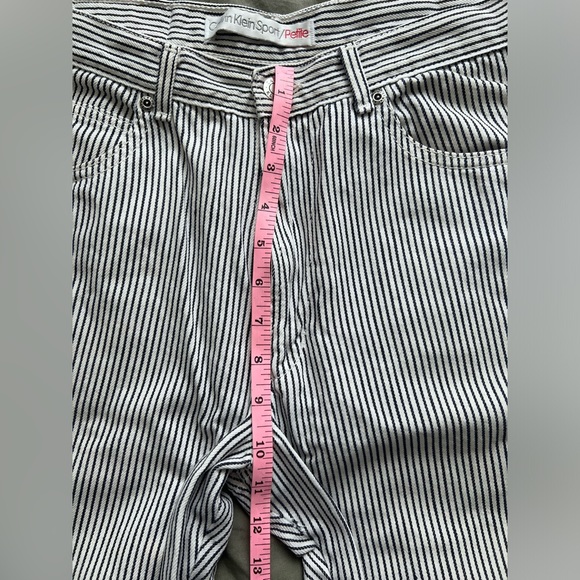 Calvin Klein petite vintage jeans hickory stripe 90s 80s - Picture 6 of 9